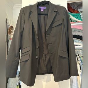 Ralph Lauren Purple Label Black Blazer